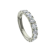 Alliance Gabriela diamants ronds 2.00 carat or blanc